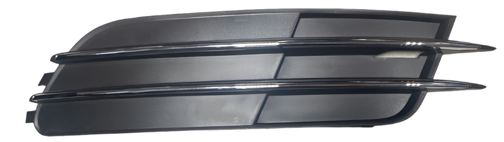 Fog Lamp Cover (Matt Black) Left 4GD807681 & Right 4GD807682 Compatible With AUDI A6 C7 2013-2015 Tag No.33