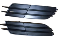 Fog Lamp Cover (Black Chrome) Left 4G0807681A & Right 4G0807682A Compatible With AUDI A6 C7 2013-2015 Tag No.32
