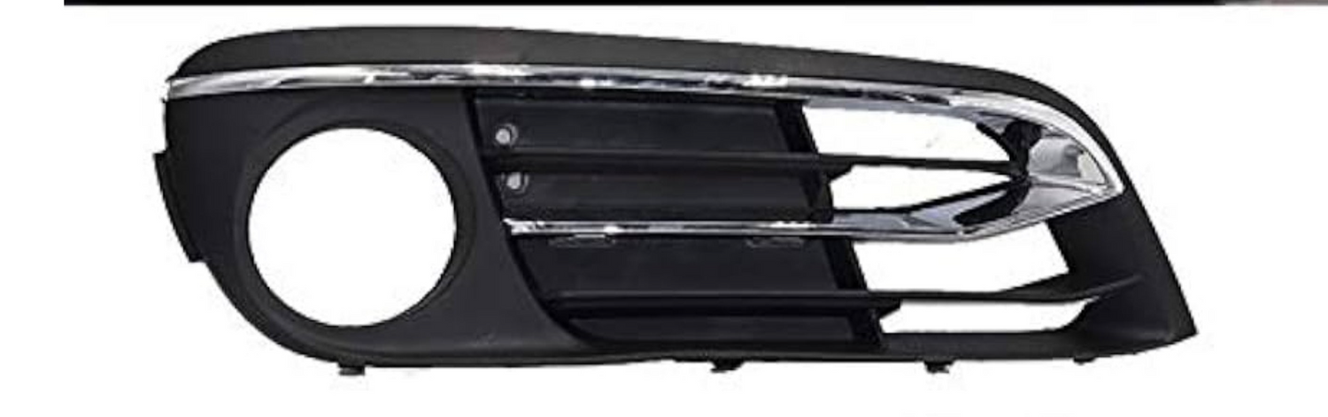 Fog Lamp Cover With Chrome Compatible With BMW 5 Series F10 2014-2016 Fog Lamp Cover With Chrome Left 51117342389 & Right 51117342390  Tag-FC-403