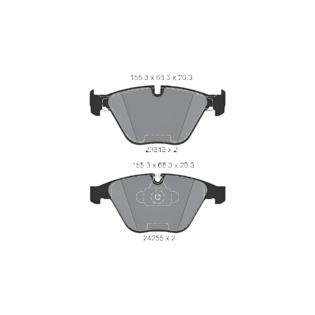 Front Brake Pad 34112288859 2331301 P06055 Compatible With BMW 3 Series E90 F30 & X1 E84