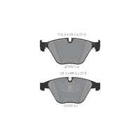 Front Brake Pad 34112288859 2331301 P06055 Compatible With BMW 3 Series E90 F30 & X1 E84