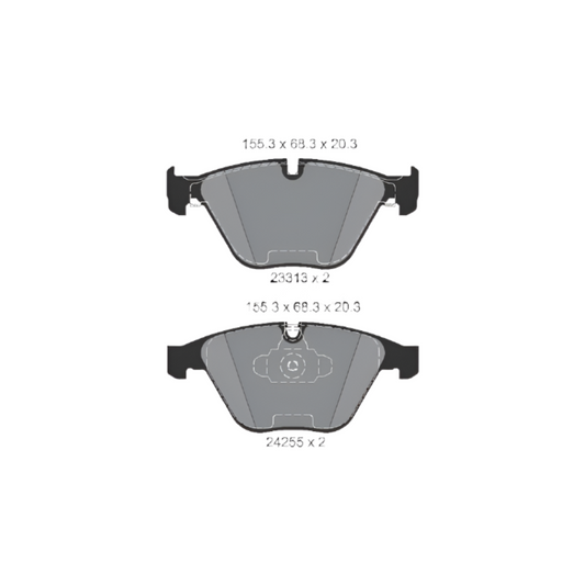 Front Brake Pad 34112288859 2331301 P06055 Compatible With BMW 3 Series E90 F30 & X1 E84