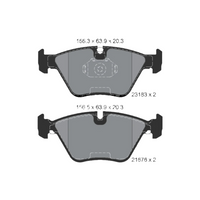 Front Brake Pad 34112157573 2318302 2318381 P06043 Compatible With BMW X3 E83