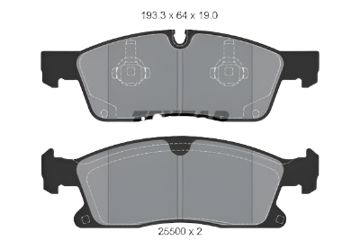 Front Brake Pad A0074208120 2519201 P050108 Compatible With MERCEDES-BENZ GL-CLASS X166 & GLE W166 & GLS X166