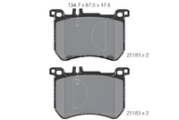 Front Brake Pad A0064204920 2518301 P050111 Compatible With MERCEDES-BENZ S-CLASS W222