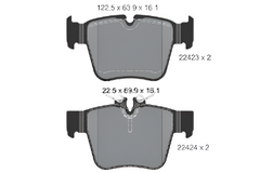 Rear Brake Pad A0004205900 2242301 P050133 Compatible With MERCEDES-BENZ C-CLASS W205 & GLC X253