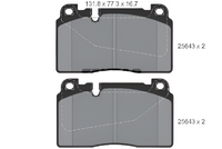 Front Brake Pad 8R0698151H  2564301 P85123 Compatible With AUDI A6 C7 Q5 8RB & PORSCHE MACAN 95B