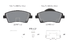 Front Brake Pad 32276932 31471409 31471410 2299701 P86033 32276932 32287456 Compatible With VOLVO XC40 536