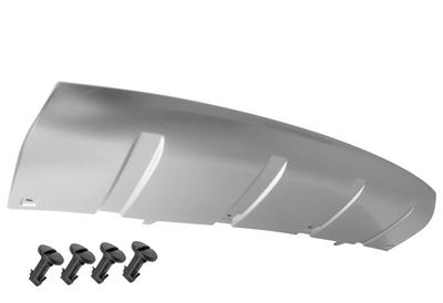 Front Bumper Tow Eye Cover (Silver) Compatible With Land Rover Discovery 5 L462