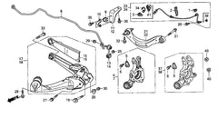 Rear Left ABS Wheel Speed Sensor 57475SNA003 Compatible With HONDA CIVIC