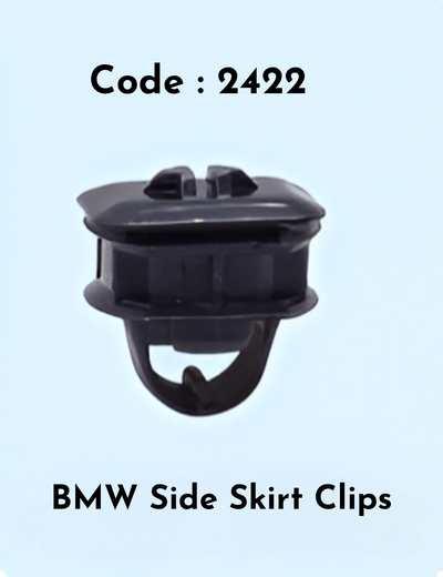 Side Skirt Clips (Set of 10) Code:2422 Compatible With BMW