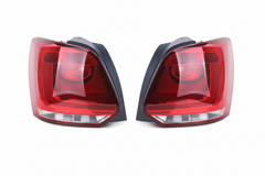 Tail Light Set Left 6R0807095 & Right 6R0807096 Compatible With Volkswagen Polo (2009)