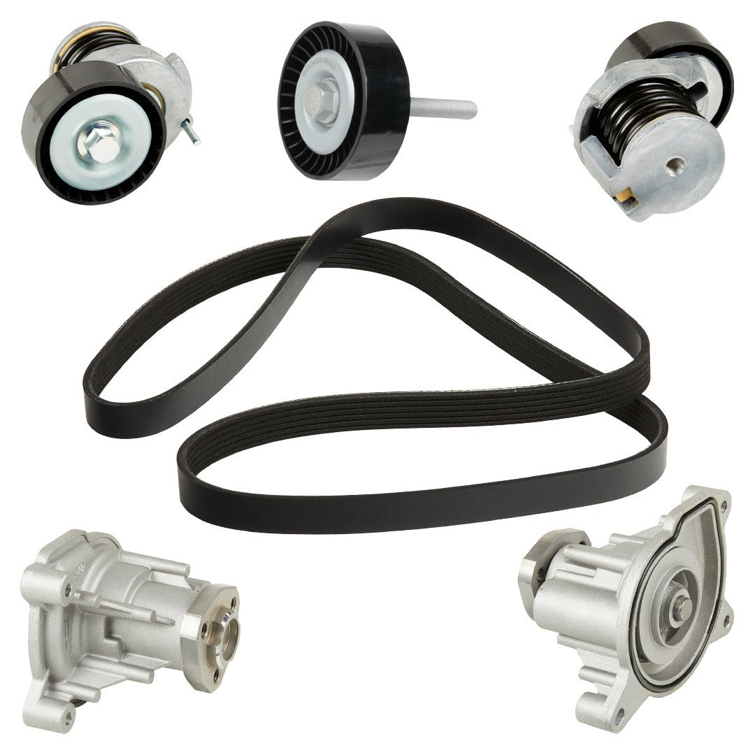 Multi Rib Belt Kit 6PK1733K3 Compatible With SKODA FABIA II (542) (CONTINENTAL)