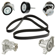 Multi Rib Belt Kit 6PK1733K3 Compatible With SKODA FABIA II (542) (CONTINENTAL)