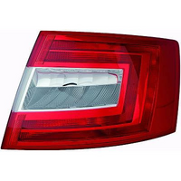 Tail Light Assy Set (Non LED W/O Bulb Holder) Left 5E5945111 & Right5E5945112 Compatible With Skoda Octavia (2014-2016) Tag No.177
