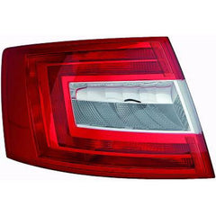 Tail Light Assy Set (Non LED W/O Bulb Holder) Left 5E5945111 & Right5E5945112 Compatible With Skoda Octavia (2014-2016) Tag No.177