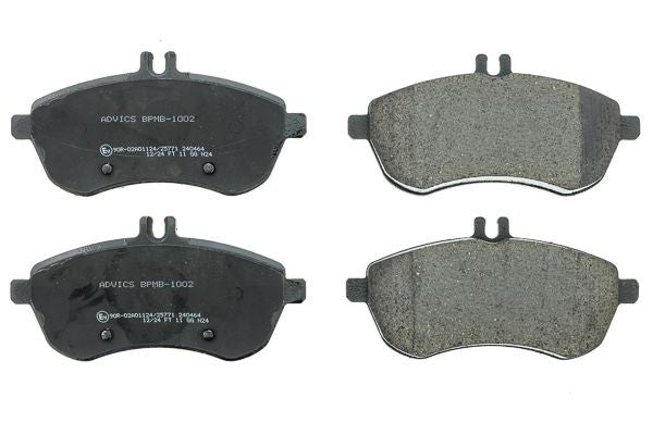 Front Brake Pad Set 0074205520 Compatible With Mercedes Benz W204 W207