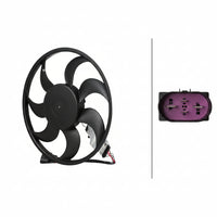 Engine Cooling Fan Motor Fan Assembly (Big) 7L0959455G Compatible With AUDI Q7 (4LB) & PORSCHE CAYENNE (9PA) & VW TOUAREG (7LA, 7L6, 7L7)