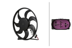 Engine Cooling Fan Motor Fan Assembly (Big) 7L0959455G Compatible With AUDI Q7 (4LB) & PORSCHE CAYENNE (9PA) & VW TOUAREG (7LA, 7L6, 7L7)