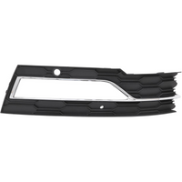 Fog Lamp Cover Set (With Silver Chrome) Left 5E3807681C 5E3853767 & Right 5E3807682C 5E3853768 Compatible With Skoda Octavia (2021-2023) Tag No.1194