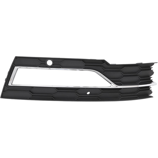 Fog Lamp Cover Set (With Silver Chrome) Left 5E3807681C 5E3853767 & Right 5E3807682C 5E3853768 Compatible With Skoda Octavia (2021-2023) Tag No.1194
