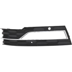 Fog Lamp Cover Set (With Silver Chrome) Left 5E3807681C 5E3853767 & Right 5E3807682C 5E3853768 Compatible With Skoda Octavia (2021-2023) Tag No.1194