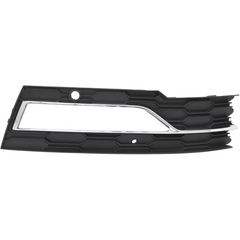 Fog Lamp Cover Set (With Silver Chrome) Left 5E3807681C 5E3853767 & Right 5E3807682C 5E3853768 Compatible With Skoda Octavia (2021-2023) Tag No.1194