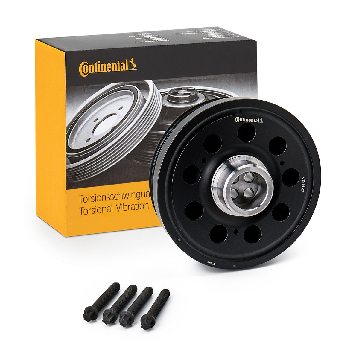 Belt Pulley VD1127 11237823191 Compatible With BMW 1 (F20), 3 (E90), 3 (F30, F80), 3 Gran Turismo (F34), 5 (E60), 5 (F10), X1 (E84), X3 (E83), X3 (F25) (CONTINENTAL)