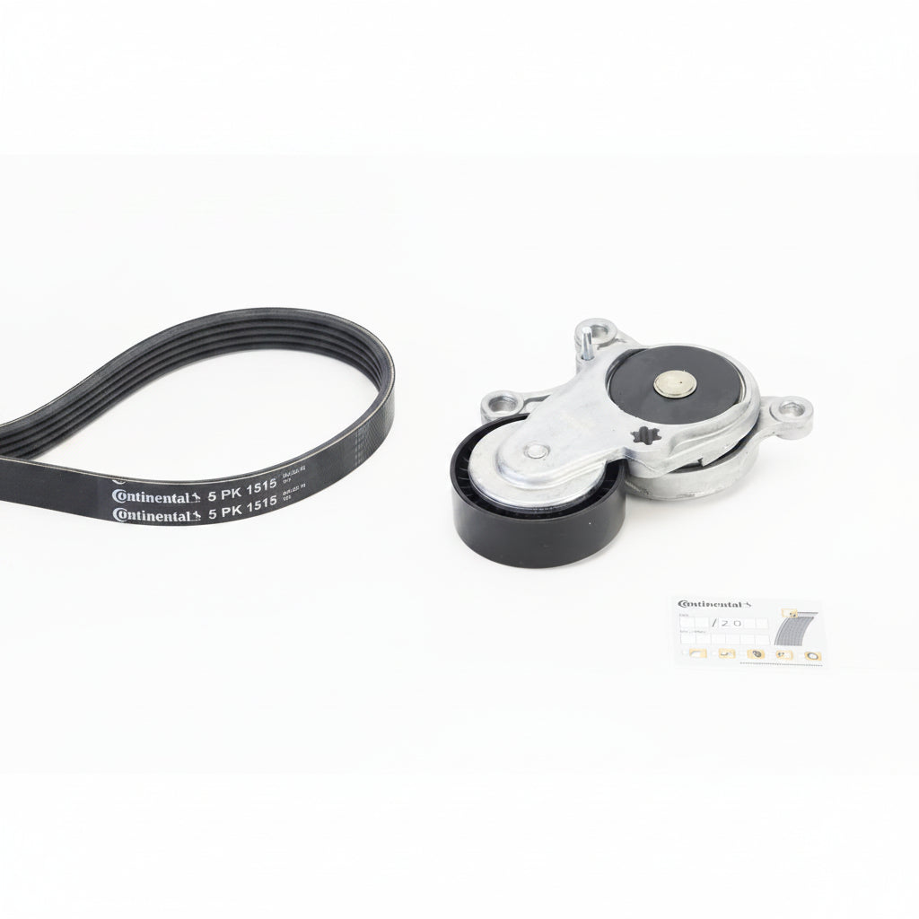Multi Rib Belt Kit 5PK1515K1 Compatible With MERCEDES-BENZ A-CLASS (W176) B-CLASS Sports Tourer (W246, W242) CLA Coupe (C117) GLA-CLASS (X156) (CONTINENTAL)