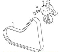 MULTI-RIB BELT 6PK1070 03L903137T Compatible With VW JETTA IV (162, 163, AV3, AV2) | JETTA / CLASICO | VENTO (CONTINENTAL)
