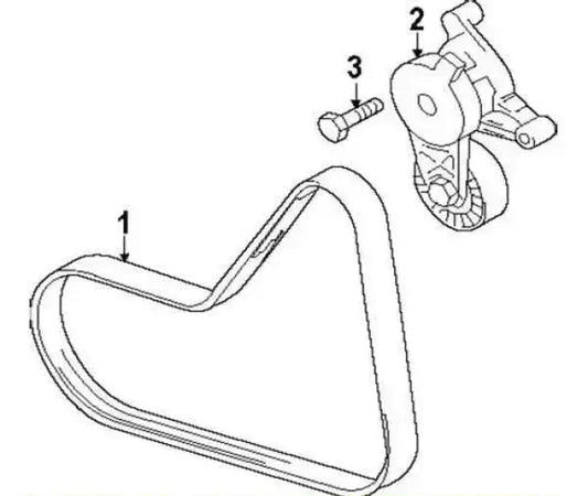 Multi Rib Belt Kit 6PK1070K1 Compatible With SKODA FABIA II (542) OCTAVIA II (1Z3) | LAURA SUPERB II (3T4) YETI (5L) (CONTINENTAL)