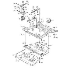 Engine Motor Transmission Mount  31460716 Compatible With VOLVO S90 II 234 & V90 II Estate 235 & XC60 II 246