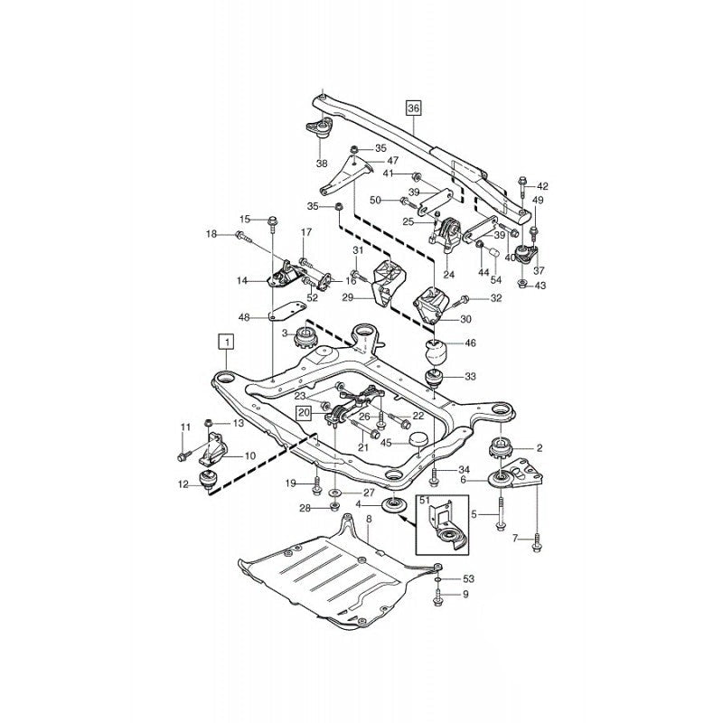 Engine Motor Mount Torque Rod 8624757 Compatible With VOLVO XC90 I 275
