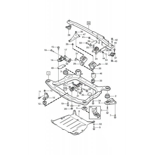 Engine Motor Mount Torque Rod 8624757 Compatible With VOLVO XC90 I 275