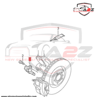Front Left Wheel Speed Sensor 7H0927807 WHT003857 Compatible With AUDI Q3/Q7 (8UB, 8UG)