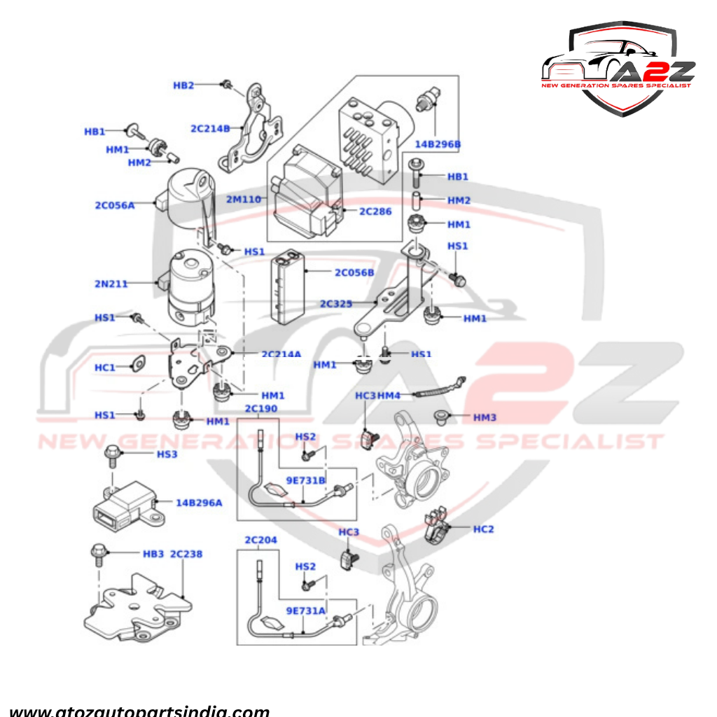 Front ABS Wheel Speed Sensor SSF500011 SSB500052 SSB500053 Compatible With RANGE ROVER III (L322)