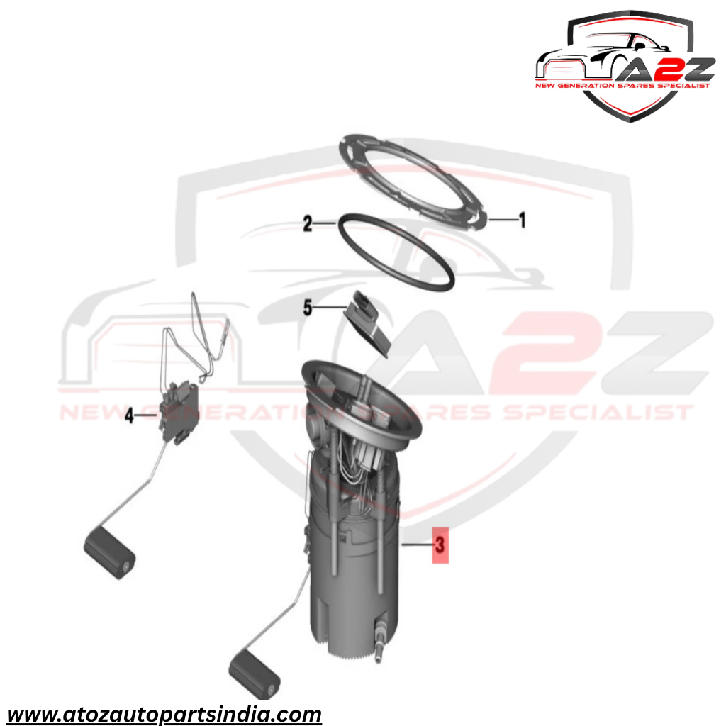 Fuel Pump 16117360995 Compatible With BMW X3 F25 Tag No.85