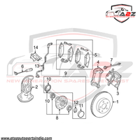 Front Left/Right ABS Wheel Speed Sensor 1725400017 1729056101 A1725400017 A1729056101 Compatible With MERCEDES-BENZ SLC R172  & SLK R172