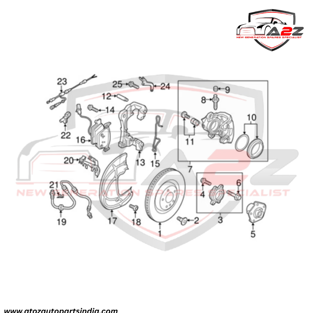 Front Left/Right ABS Wheel Speed Sensor 4M0927803B & 4M0927803C Compatible With AUDI & A4 B9 (8W2, 8WC) | &  A4 / S4 A5 (F53, F5P) | A5 / S5