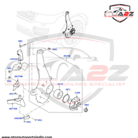 Front Wheel Hub LR038379 LR081538  Compatible With LAND ROVER RANGE ROVER IV (L405) & RANGE ROVER SPORT II (L494) L405 l494