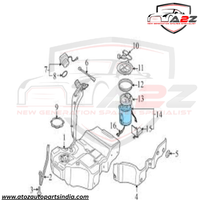 Fuel Pump 3C0919051AK 3AA919051C 3AA919051L 3C0919051AE 3C0919051G 3C0919051P 3C0919087R 3C8919051A Compatible With VW PASSAT B7 (362) Tag No.86