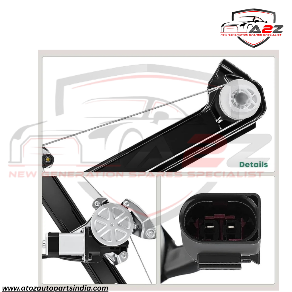 Rear Right Window Regulator. 51357075674 Compatible With BMW E60