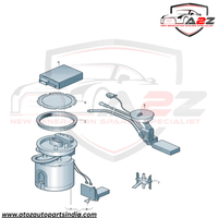 Fuel Pump 1J0919051B 1J0919087J Compatible With SKODA OCTAVIA I (1U2) & VW NEW BEETLE (9C1, 1C1) Tag No.77