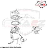 Fuel Pump 56D919679 Compatible With VW AMEO (631) & GOLF VII Van (5G1) & PASSAT B7 (362)  Tag-F-78