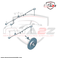 Rear Left ABS Wheel Speed Sensor Grey 1K0927807A WHT003859A WHT003859B 1K0927807 WHT003859 Compatible With AUDI Q3 8UB, 8UG