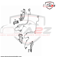 Rear Left/Right ABS Wheel Speed Sensor 2465400417 2469057603 2469059402 A2465400417 A2469059402 A2469057603 Compatible With MERCEDES-BENZ A-CLASS W176 & B-CLASS Sports Tourer W246 & CLA Coupe C117 & GLA-CLASS X156
