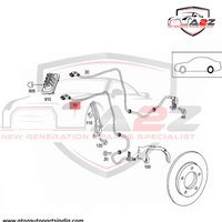 Rear Left / Right ABS Wheel Speed Sensor A2219056000 A2219050401 A2219057300 A2215400117 2215400117 2219050401 2219056000 Compatible With MERCEDES-BENZ S-CLASS W221