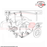 Front Left / Right ABS Wheel Speed Sensor 0009051004 & 2215400317 & 2215401217 & 2219050001 & 2219055700 & 2219057100 & 2219050001 Compatible With MERCEDES-BENZ S-CLASS W221