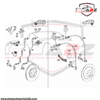 Rear Left/Right ABS Wheel Speed Sensor 1649058300 1644405641 1645401517 1645400717 1644405241 Compatible With MERCEDES-BENZ GL-CLASS X164