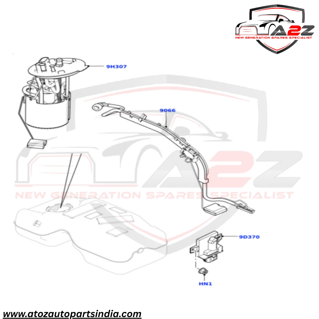 Fuel Pump LR084481 Compatible With Land Rover Discovery Sport (L550) Tag No.107